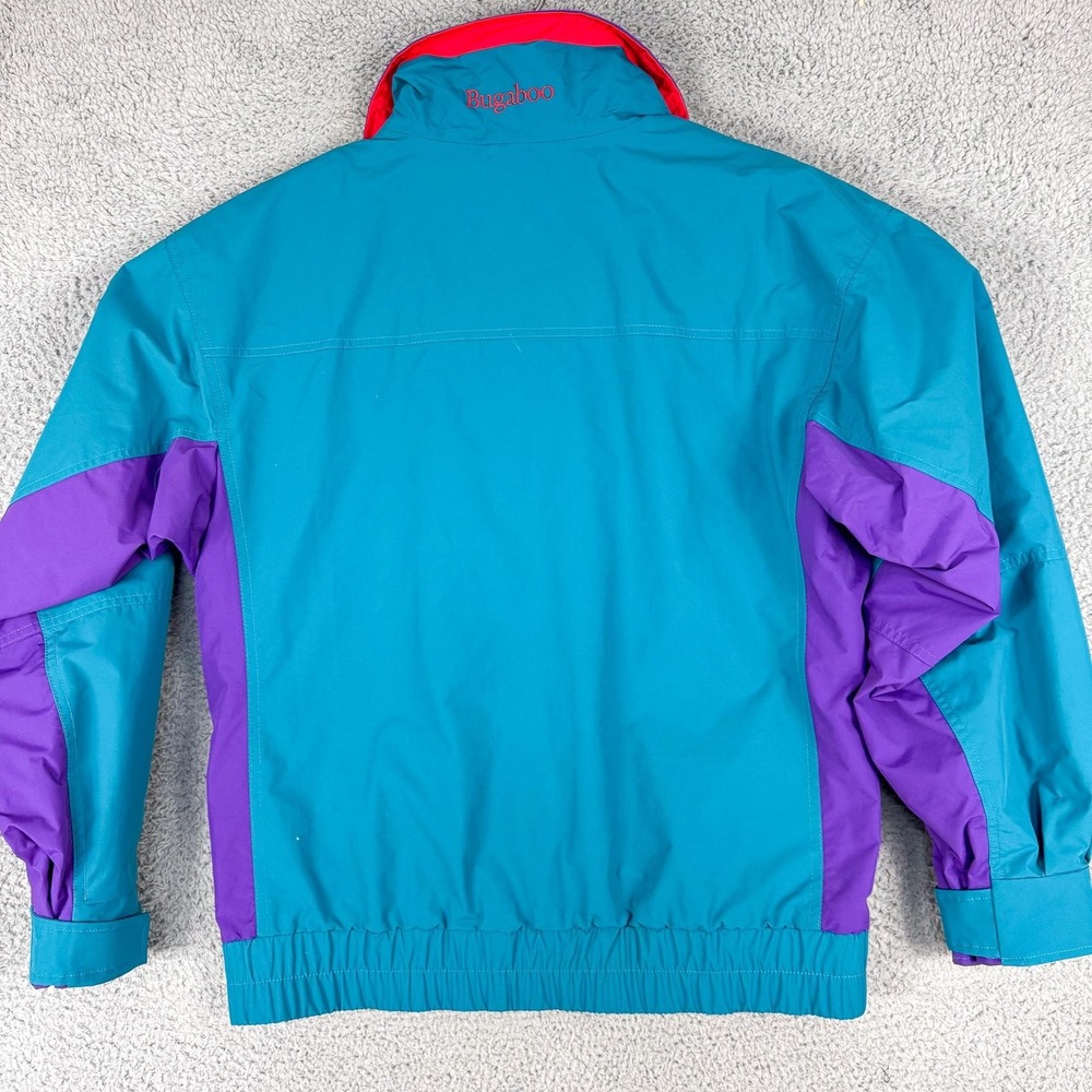 Columbia Bugaboo Omni-Tech Jacket Mens Medium Blue Ski Coat Waterproof Shell - Picture 8 of 15